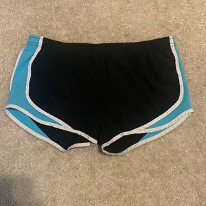 Women’s Small Black and Light Blue Arizona Company Athletic Shorts with liner